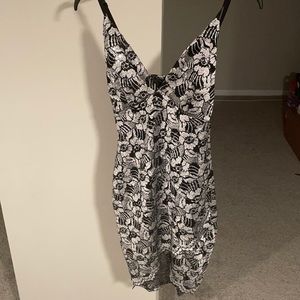 Black strap night out dress